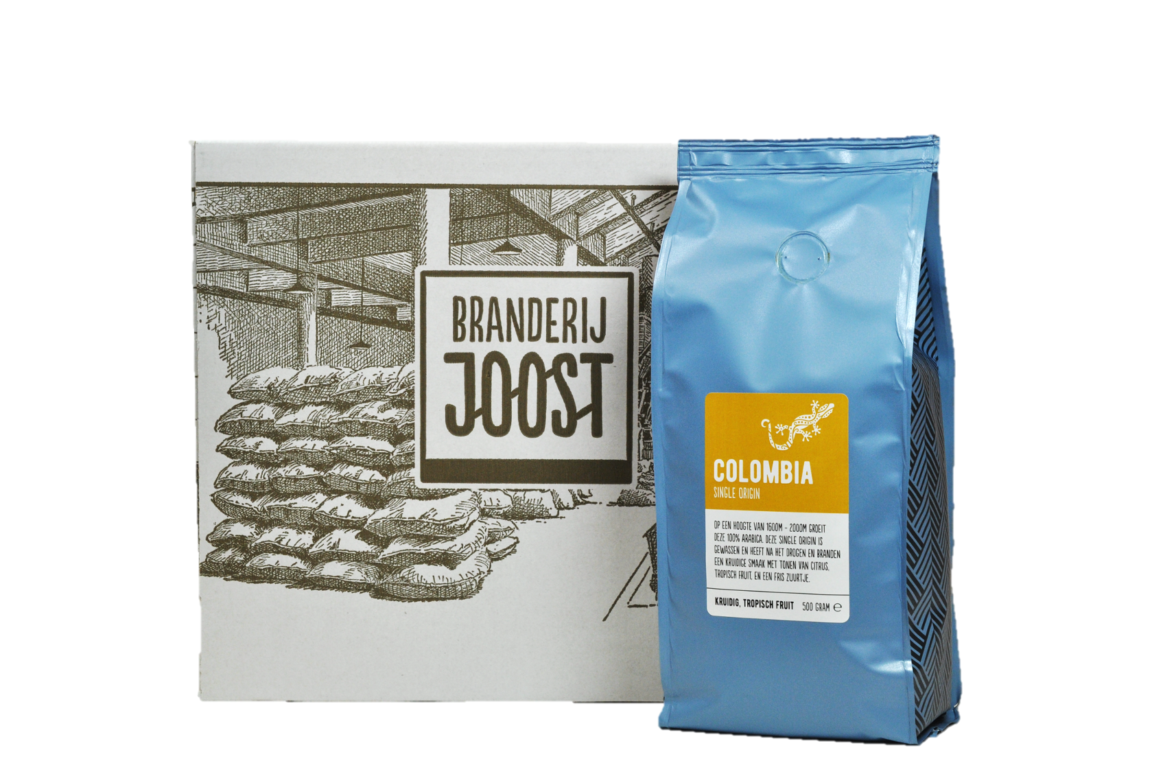 COLOMBIA SINGLE ORIGIN 6x500g doos voordeelprijs 